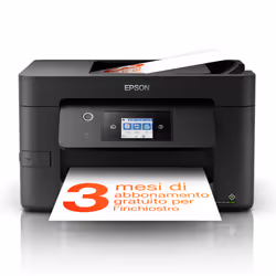 Epson WorkForce Pro WF-3825DWF, Jet d'encre, Impression couleur, 4800 x 2400 DPI, Numérisation couleur, A4, Noir