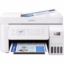 Epson L5296, Jet d'encre, Impression couleur, 5760 x 1440 DPI, A4, Impression directe, Blanc