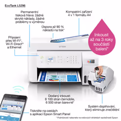 Epson L5296 Jet d'encre A4 5760 x 1440 DPI 33 ppm Wifi - Vue supplémentaire 25
