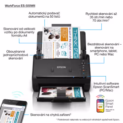 Epson WorkForce ES-500WII - Vue supplémentaire 4