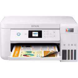 Epson EcoTank ET-2856, Jet d'encre, Impression couleur, 5760 x 1440 DPI, A4, Impression directe, Blanc