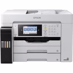 Epson EcoTank L15180, Jet d'encre, Impression couleur, 4800 x 1200 DPI, A4, Impression directe, Noir, Gris