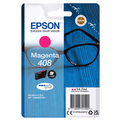 Epson Singlepack Magenta 408 DURABrite Ultra Ink, Rendement standard, Encre à pigments, 14,7 ml, 1100 pages, 1 pièce(s), Paqu ...