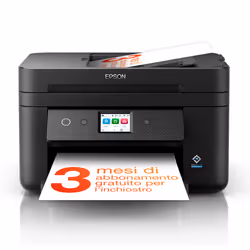 Epson WorkForce WF-2960DWF, Jet d'encre, Impression couleur, 4800 x 1200 DPI, A4, Impression directe, Noir