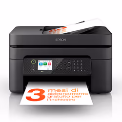 Epson WorkForce WF-2950DWF, Jet d'encre, Impression couleur, 5760 x 1440 DPI, Copie couleur, A4, Noir
