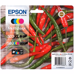 Epson 503 XL, Rendement élevé (XL), 9,2 ml, 3,3 ml, 4 pièce(s), Multi pack