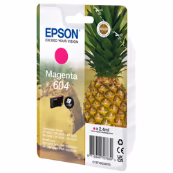 Epson 604, Rendement standard, 2,4 ml, 1 pièce(s), Paquet unique
