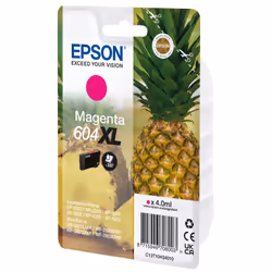 Epson 604XL, Rendement élevé (XL), 2,4 ml, 1 pièce(s), Paquet unique