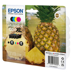 Epson 604XL cartouche d'encre 4 pièce(s) Original Rendement élevé (XL) Noir, Cyan, Magenta, Jaune