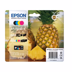 Epson 604XL, Rendement élevé (XL), 8,9 ml, 2,4 ml, 500 pages, 4 pièce(s), Multi pack