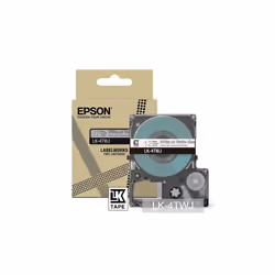 Epson LK-4TWJ, Noir, Transparent, Transfert thermique, Mat, LabelWorks LW-C410, 1,2 cm