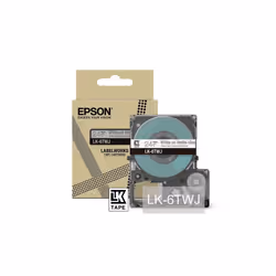 Epson LK-6TWJ, Transparent, Blanc, Transfert thermique, Mat, 2,4 cm