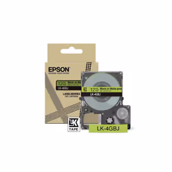 Epson LK-4GBJ, Noir, Vert, Transfert thermique, Mat, LabelWorks LW-C410, 1,2 cm