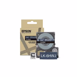 Epson LK-6HWJ, Marine, Blanc, Transfert thermique, Mat, 2,4 cm
