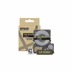 Epson LK-5QWJ, Kaki, Blanc, Transfert thermique, Mat, LabelWorks LW-C410, 1,8 cm