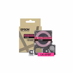 Epson LK-4PBF, Noir, Rose, Transfert thermique, LabelWorks LW-C410, 1,2 cm