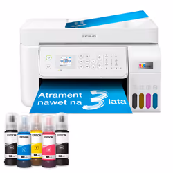 Epson EcoTank L5316, Jet d'encre, Impression couleur, 5760 x 1440 DPI, A4, Impression directe, Blanc