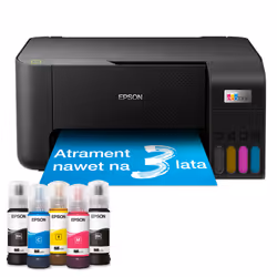 Epson EcoTank L3230, Jet d'encre, Impression couleur, 5760 x 1440 DPI, A4, Impression directe, Noir