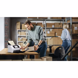 Epson WorkForce DS-800WN Alimentation papier de scanner 600 x 600 DPI A4 Blanc - Vue supplémentaire 4