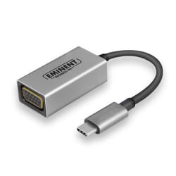 Eminent AB7871 adaptateur graphique USB 1920 x 1080 pixels Aluminium, Noir