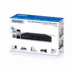 Eminent EM6304 Enregistreur vidéo sur réseau Noir