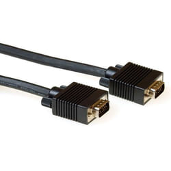 ACT Vga M/M 20.0m câble VGA 20 m VGA (D-Sub) Noir
