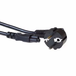 ACT 230V connection cable schuko male (angled) - C5 3 m, 3 m