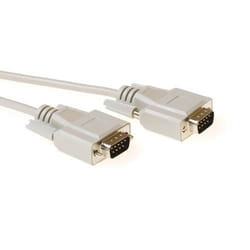 ACT AK2185 câble Série Ivoire, Beige 1,8 m D-sub 9-pin