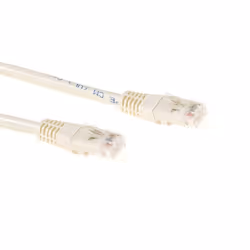 ACT Câble patch CAT6 Ivoire (beige), 0,5 m, Cat6