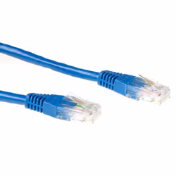 ACT Câble patch CAT6 Bleu, 3 m, Cat6