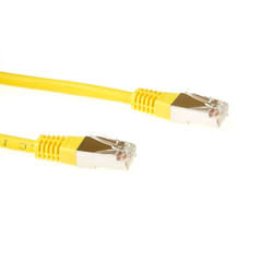 ACT Patchcord SSTP Category 6 PIMF, Yellow 1.50M câble de réseau Jaune 1,5 m