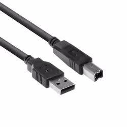 ACT SB2405, 5 m, USB A, USB B, USB 2.0, Mâle/Mâle, Noir