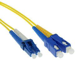 ACT RL8901 câble de fibre optique 1 m LC SC Jaune