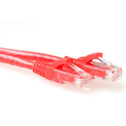ACT Cat6A UTP 3m câble de réseau Rouge