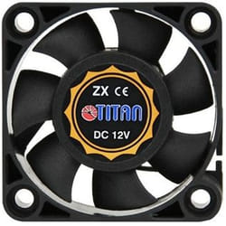 Titan TFD-4010M12Z système de refroidissement d’ordinateur Boitier PC Ventilateur 4 cm Noir