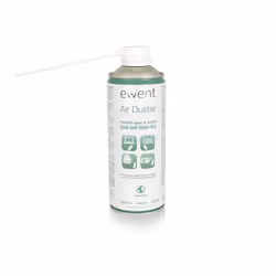 Ewent EW5601, Nettoyeur à air comprimé pour équipement électronique, Endroits difficiles à atteindre, 400 ml, Blanc