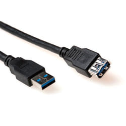 ACT SB3040 câble USB 0,5 m USB A Noir