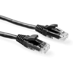 ACT 1.5m RJ-45 Cat5e UTP câble de réseau Noir 1,5 m
