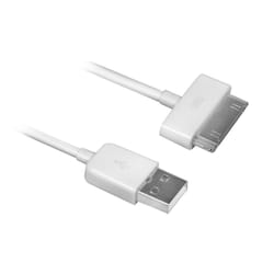 Ewent EW9903 câble de téléphone portable Blanc 1,5 m USB A Apple 30-pin
