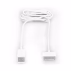 Ewent EW9903 câble de téléphone portable Blanc 1,5 m USB A Apple 30-pin