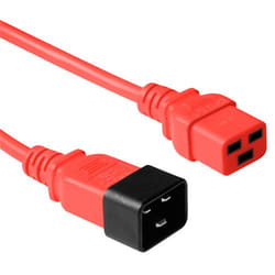 ACT C19 - C20, 3.00m Rouge 3 m Coupleur C19 Coupleur C20