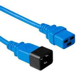 ACT C19 - C20, 1.80m Bleu 1,8 m Coupleur C19 Coupleur C20