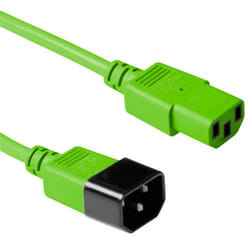 ACT C13 - C14, 3.00m Vert 3 m Coupleur C13 Coupleur C14