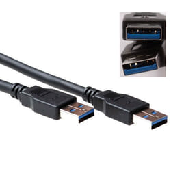 ACT SB0002 câble USB 5 m USB 3.2 Gen 1 (3.1 Gen 1) USB A Noir