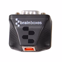 Brainboxes US-235, RS232, USB, Noir