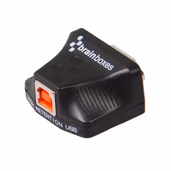 Brainboxes US-235 changeur de genre de câble RS232 USB Noir - Vue supplémentaire 5