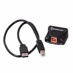 Brainboxes US-235 changeur de genre de câble RS232 USB Noir - Vue supplémentaire 7