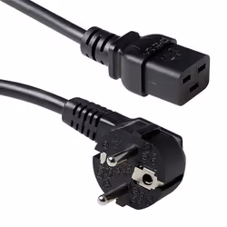 ACT AK5186, 3 m, CEE7/7, Coupleur C19, 230 V, 16 A