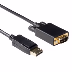 ACT AK3999, 2 m, DisplayPort, D-sub (DB-25), Mâle, Mâle, Cuivre