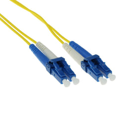 ACT RL9900 câble de fibre optique 0,5 m LC OS2 Jaune